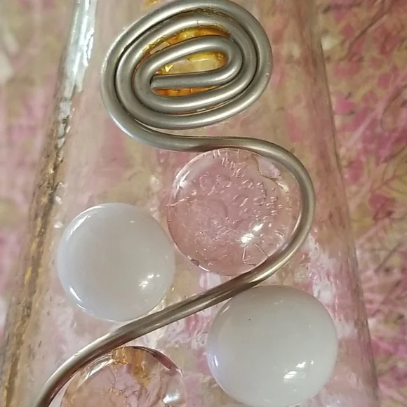 Repurposed Vintage Olive Oil Salad Dressing Bottle Hand Crafted - Picture 14 of 15